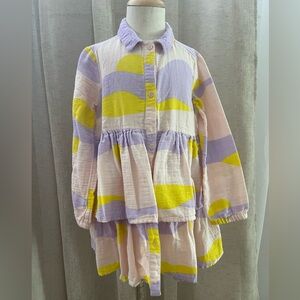 Open Edit 
Colorful Kids Button-Up Shirt